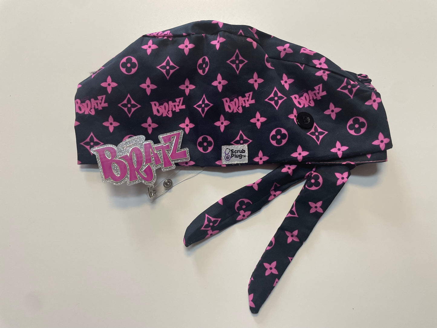 Scrub Cap Bratz black/pink