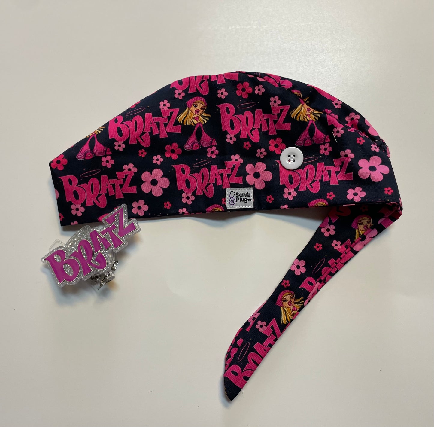Scrub cap black bratz