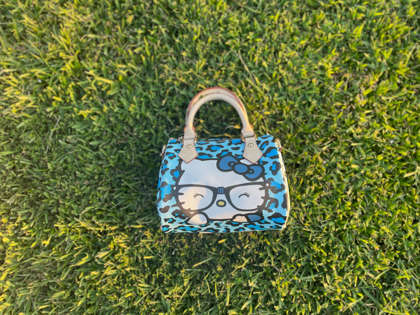 Pillow Bag Hello Kitty blue