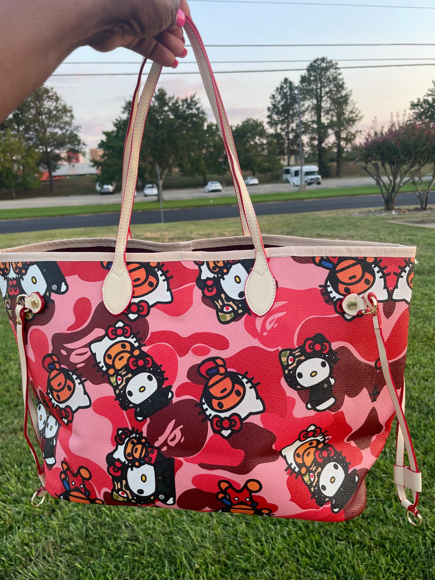 Tote bag Osaru Red
