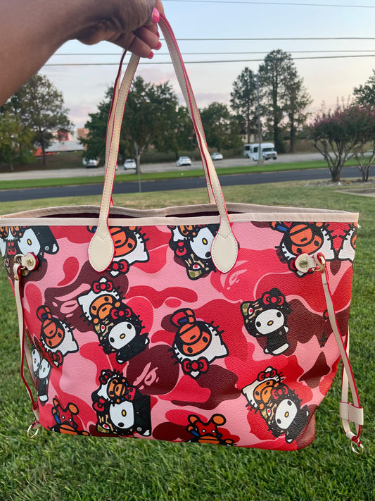 Tote bag Osaru Red