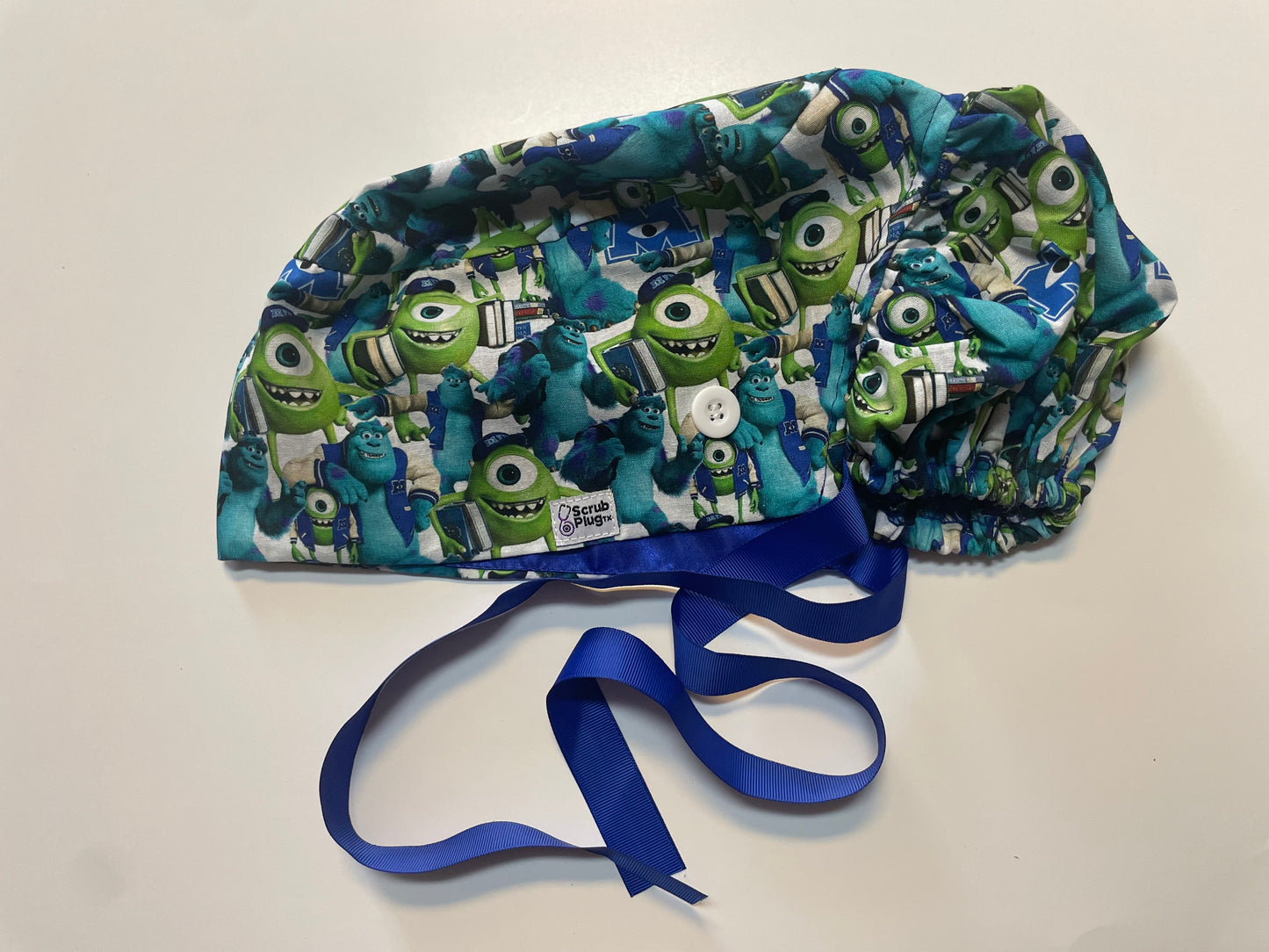 Scrub Cap Monster ponytail