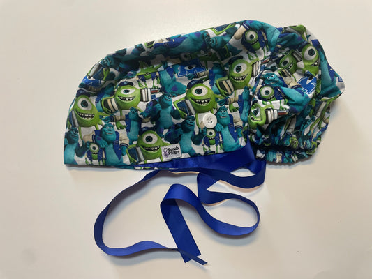Scrub Cap Monster ponytail