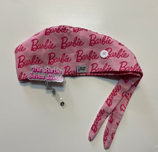 Scrub Cap Barbie Pink