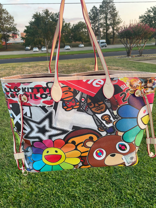 Tote bag Hello kitty and friends